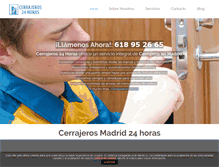 Tablet Screenshot of cerrajeros24horas.com